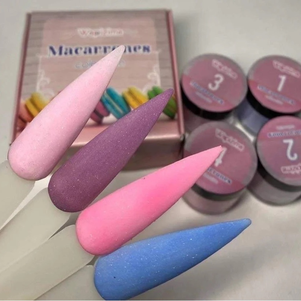 Wapizima Macarons Collection 4 Piece Nail Powder Set